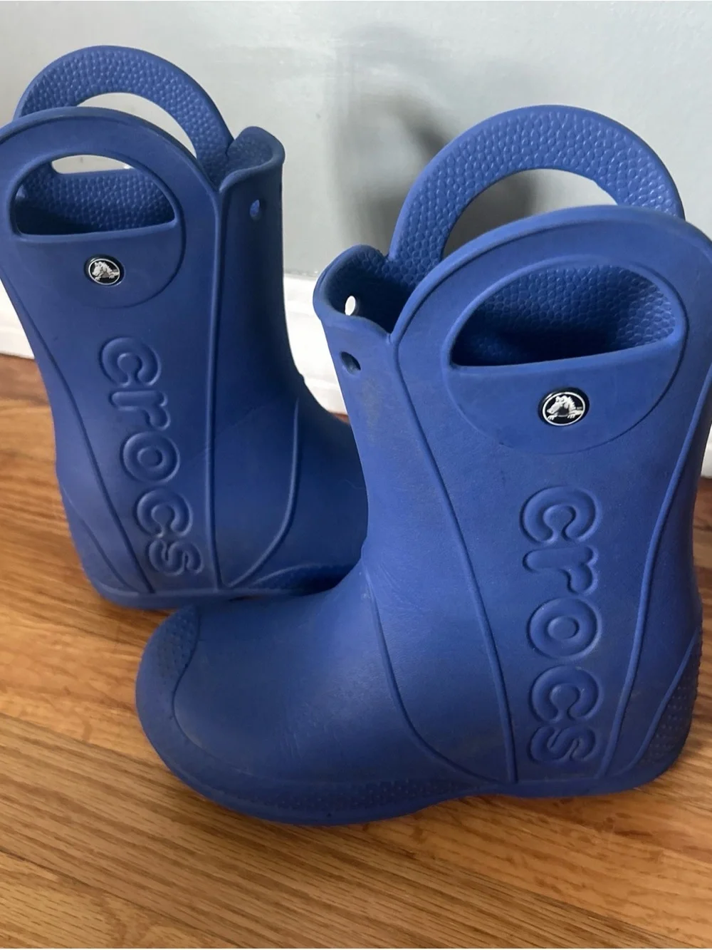 CROCS Kids Blue Waterproof Rain Boots